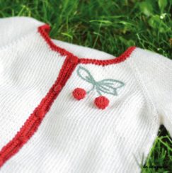 Fiche tricot de l'ensemble layette Plage de la grève rose - La Droguerie